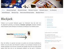 Tablet Screenshot of blackjackspelregels.nl